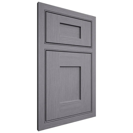 Shiloh Cabinetry Beaded Inset Lancaster White Oak Plain Cut Cadet Door