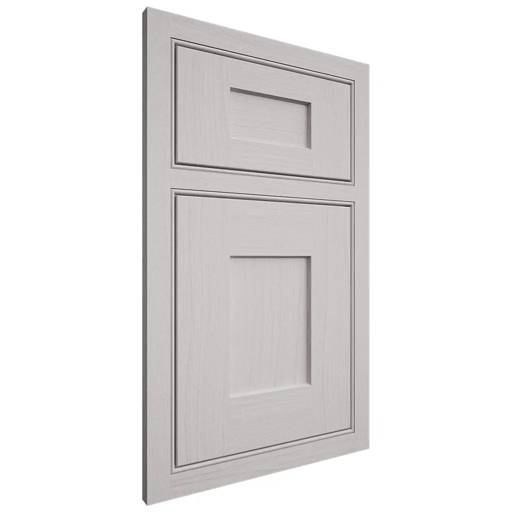 Shiloh Cabinetry Beaded Inset Lancaster White Oak Plain Cut Cotton Door