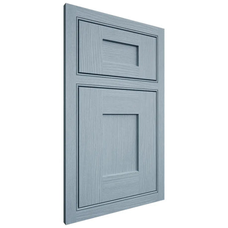 Shiloh Cabinetry Beaded Inset Lancaster White Oak Plain Cut Sky Door