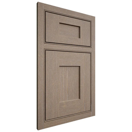 Shiloh Cabinetry Beaded Inset Lancaster White Oak Quarter Sawn Almond Door