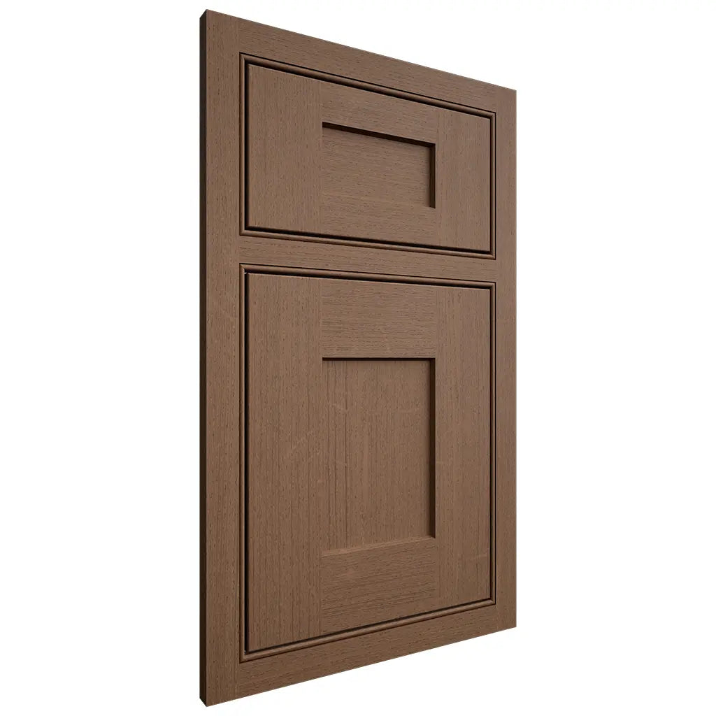 Shiloh Cabinetry Beaded Inset Lancaster White Oak Quarter Sawn Autumn Door