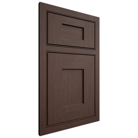 Shiloh Cabinetry Beaded Inset Lancaster White Oak Quarter Sawn Dusk Door