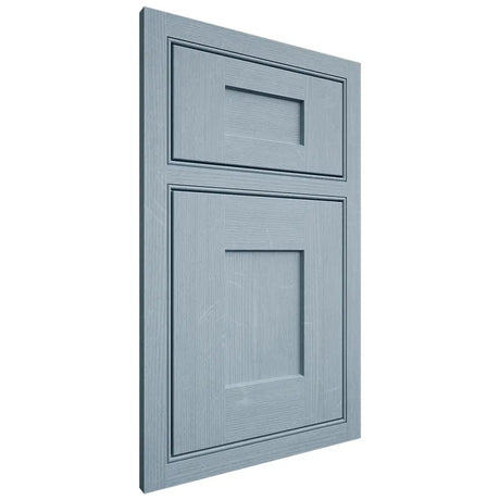 Shiloh Cabinetry Beaded Inset Lancaster White Oak Quarter Sawn Sky Door