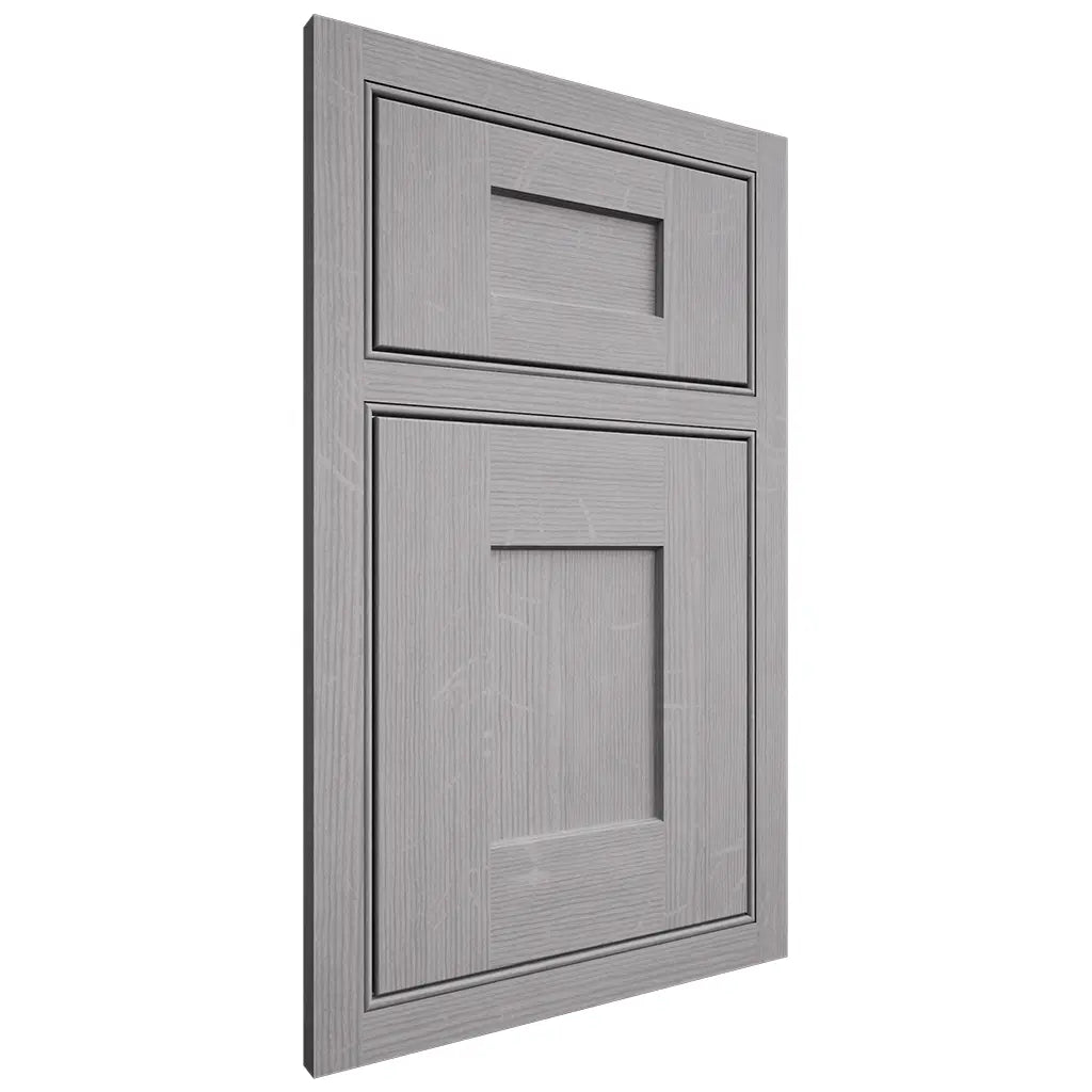 Shiloh Cabinetry Beaded Inset Lancaster White Oak Quarter Sawn Stratus Door
