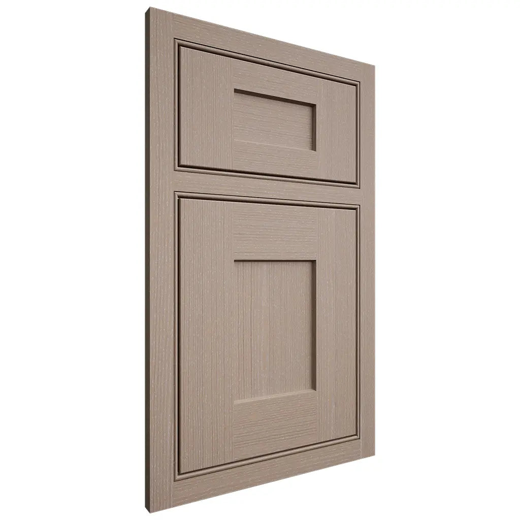 Shiloh Cabinetry Beaded Inset Lancaster White Oak Quarter Sawn Whitewash Door
