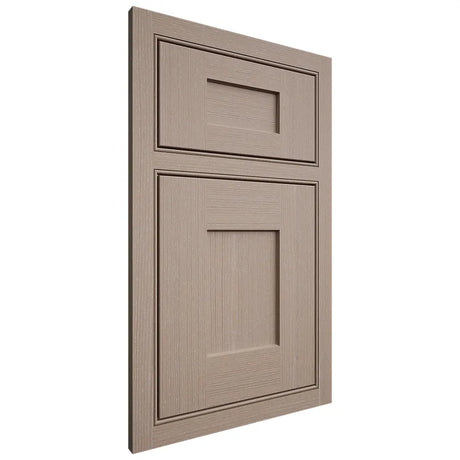 Shiloh Cabinetry Beaded Inset Lancaster White Oak Quarter Sawn Whitewash Door