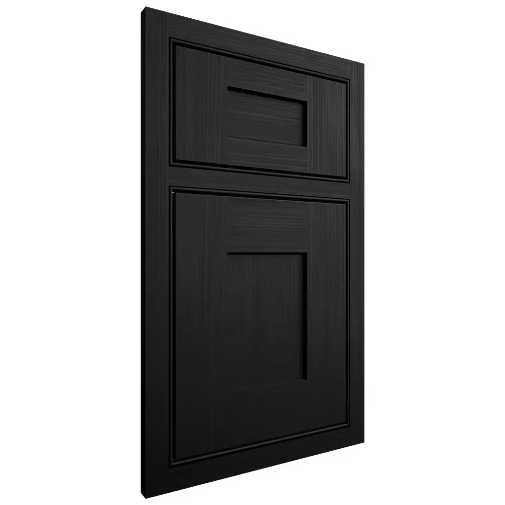 Shiloh Cabinetry Beaded Inset Lancaster White Oak Rift Cut Ink Door