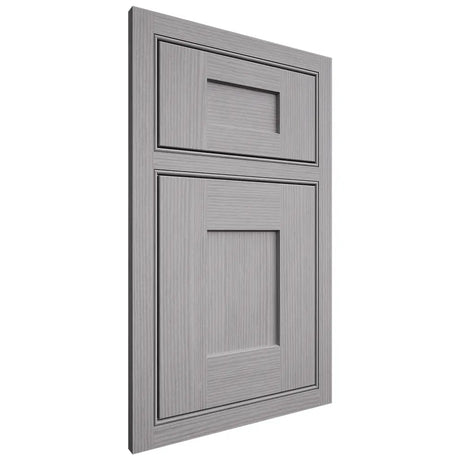 Shiloh Cabinetry Beaded Inset Lancaster White Oak Rift Cut Stratus Door