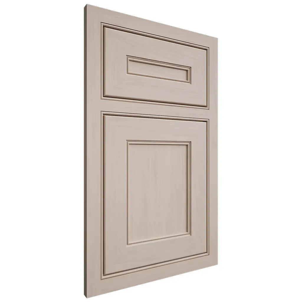 Shiloh Cabinetry Beaded Inset Landes Alder Plain Cut White Sands Door