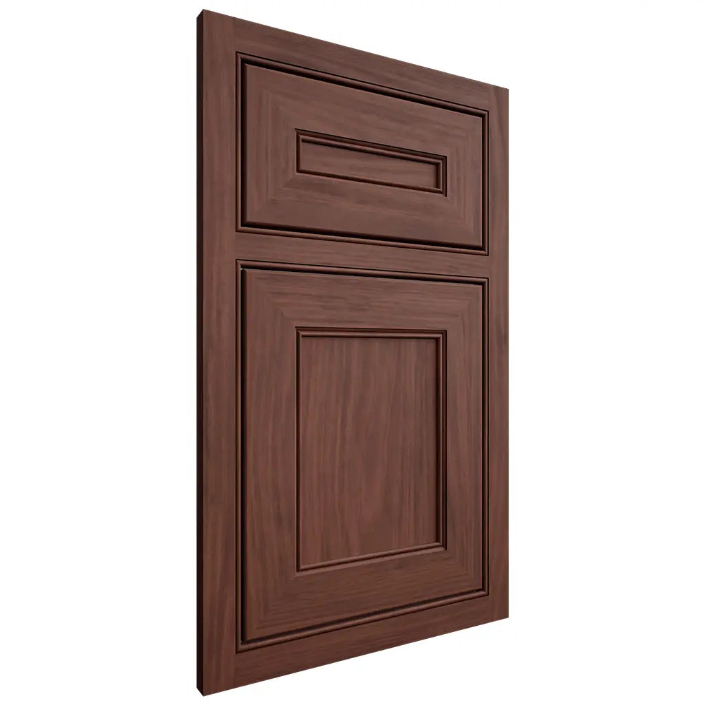 Shiloh Cabinetry Beaded Inset Landes Cherry Plain Cut Bourbon Door