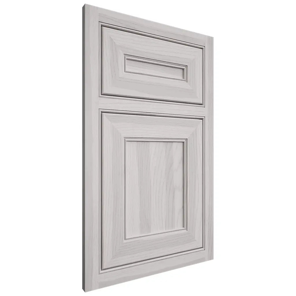 Shiloh Cabinetry Beaded Inset Landes Hickory Plain Cut Cotton Door