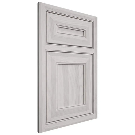 Shiloh Cabinetry Beaded Inset Landes Hickory Plain Cut Cotton Door