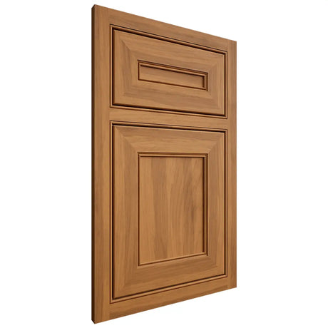 Shiloh Cabinetry Beaded Inset Landes Hickory Plain Cut Medium Door