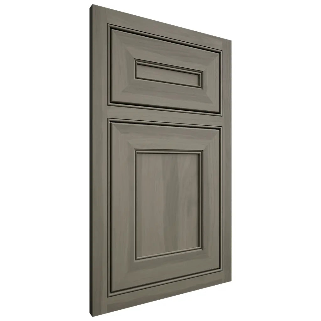 Shiloh Cabinetry Beaded Inset Landes Hickory Plain Cut Thyme Door