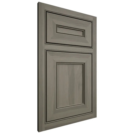 Shiloh Cabinetry Beaded Inset Landes Hickory Plain Cut Thyme Door