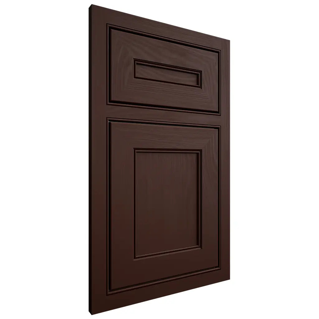 Shiloh Cabinetry Beaded Inset Landes Maple Plain Cut Cocoa Door
