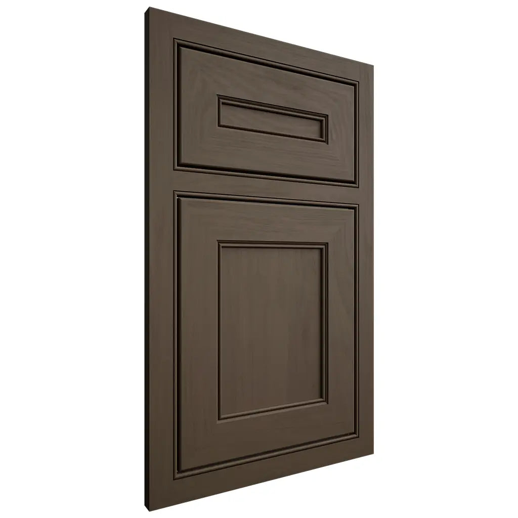 Shiloh Cabinetry Beaded Inset Landes Maple Plain Cut Perfect Brown Door