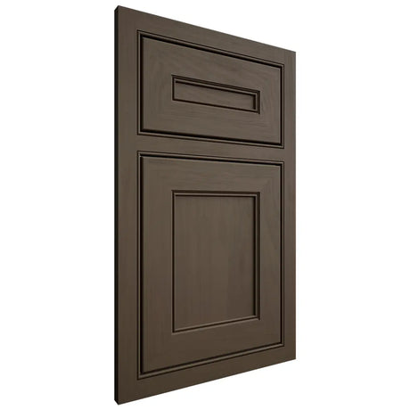 Shiloh Cabinetry Beaded Inset Landes Maple Plain Cut Perfect Brown Door