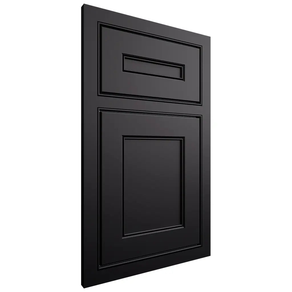 Shiloh Cabinetry Beaded Inset Landes Paintable Black Door