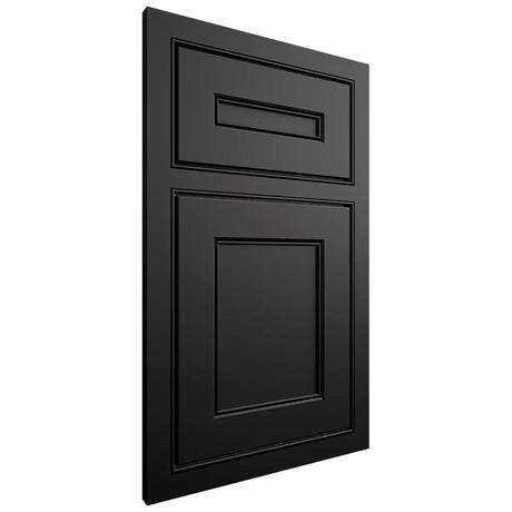 Shiloh Cabinetry Beaded Inset Landes Paintable Black Door