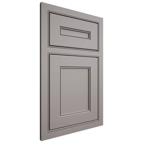 Shiloh Cabinetry Beaded Inset Landes Paintable Dovetail Gray Door