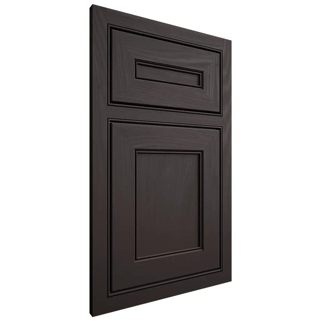 Shiloh Cabinetry Beaded Inset Landes Poplar Plain Cut Carbon Door