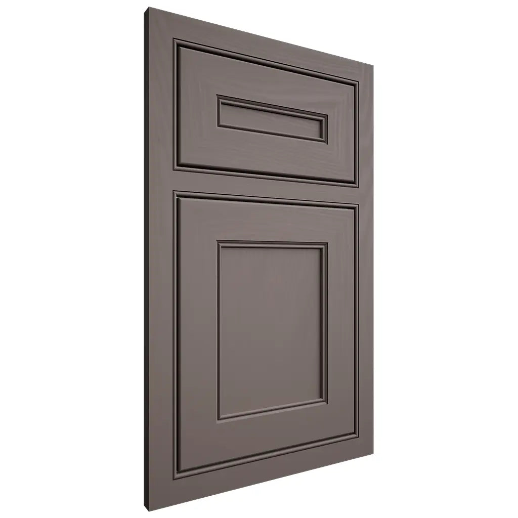 Shiloh Cabinetry Beaded Inset Landes Poplar Plain Cut Heatherstone Door