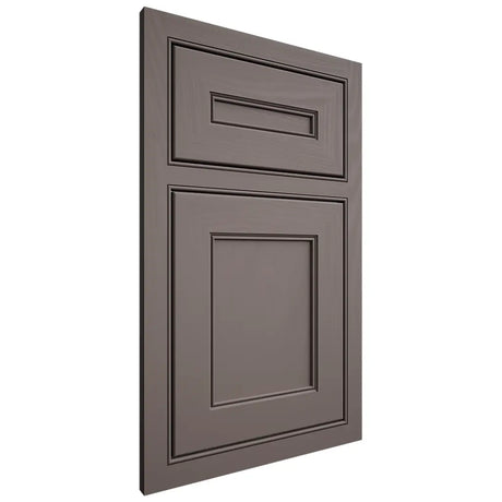 Shiloh Cabinetry Beaded Inset Landes Poplar Plain Cut Heatherstone Door