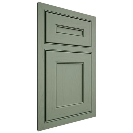Shiloh Cabinetry Beaded Inset Landes Poplar Plain Cut Moss Door