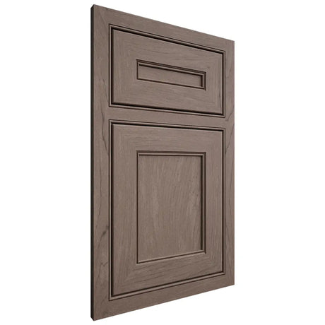 Shiloh Cabinetry Beaded Inset Landes Poplar Plain Cut River Rock Door