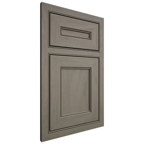 Shiloh Cabinetry Beaded Inset Landes Poplar Plain Cut Thyme Door