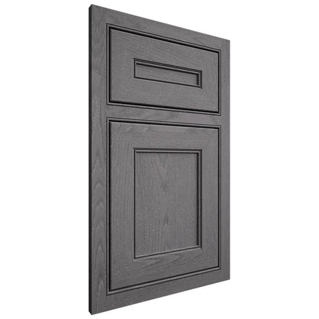 Shiloh Cabinetry Beaded Inset Landes Red Oak Plain Cut Cadet Door