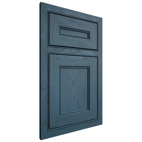 Shiloh Cabinetry Beaded Inset Landes Red Oak Plain Cut Hudson Door