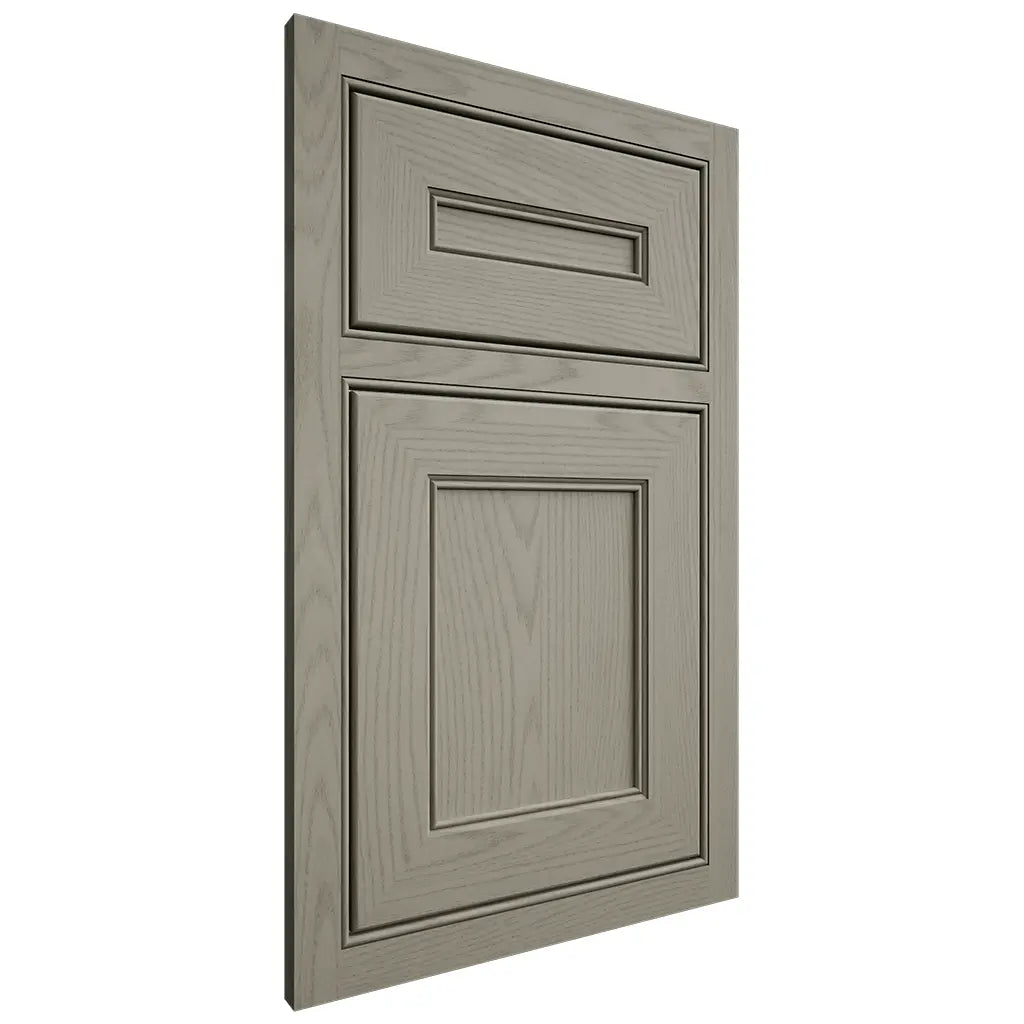 Shiloh Cabinetry Beaded Inset Landes Red Oak Plain Cut Thyme Door
