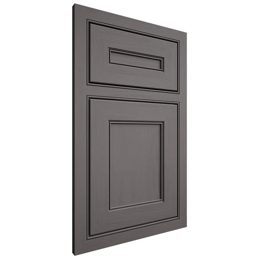 Shiloh Cabinetry Beaded Inset Landes Walnut Plain Cut Cadet Door