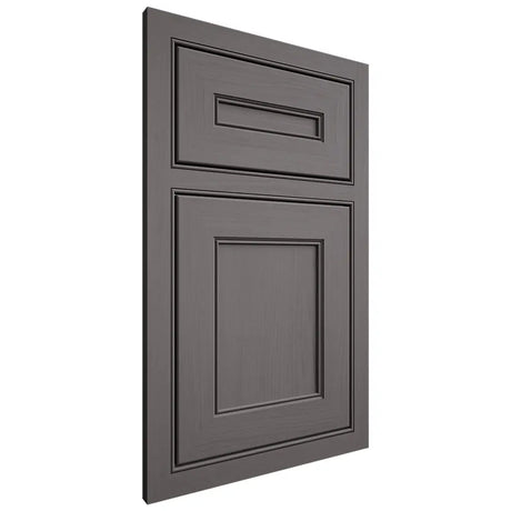 Shiloh Cabinetry Beaded Inset Landes Walnut Plain Cut Cadet Door