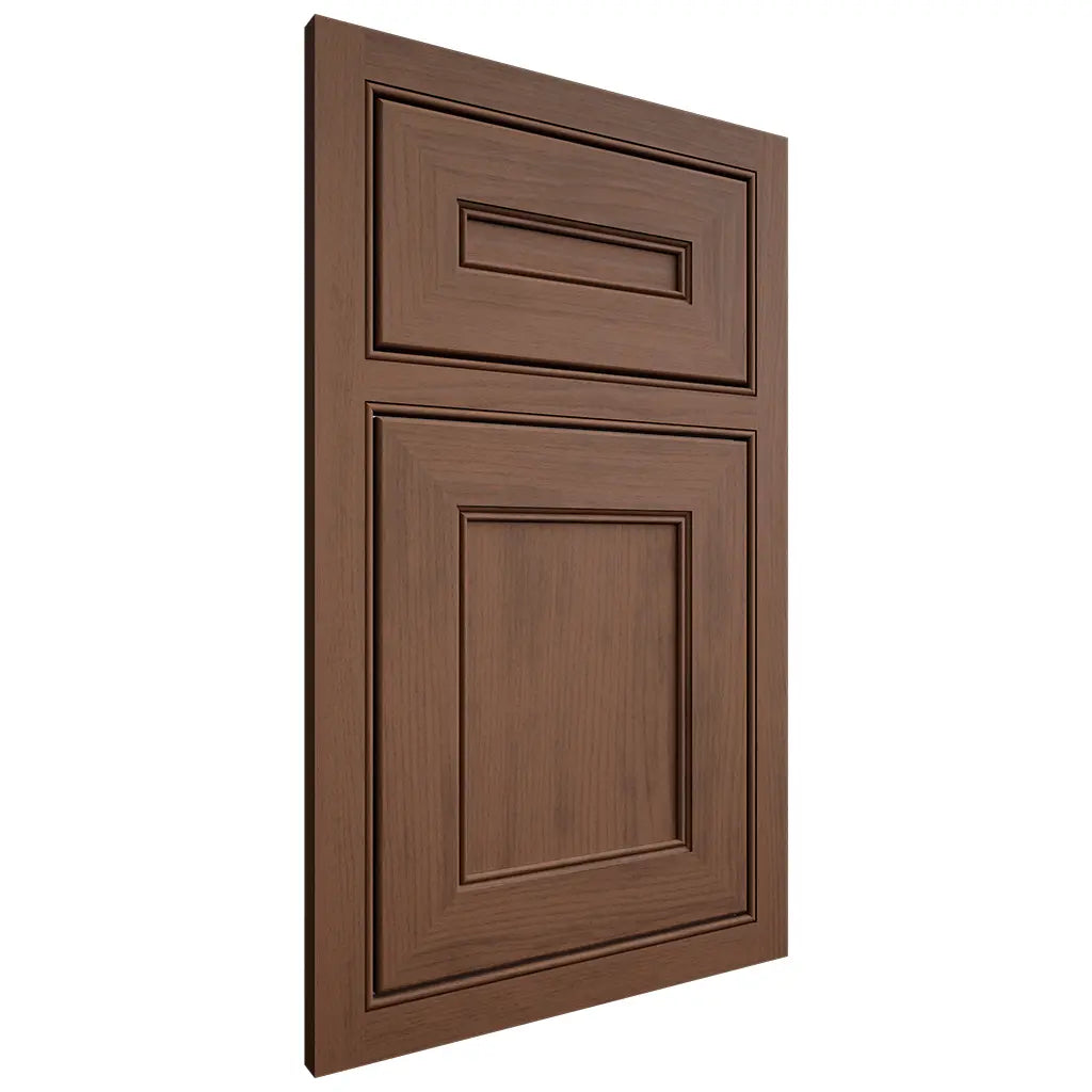 Shiloh Cabinetry Beaded Inset Landes Walnut Plain Cut Natural Door