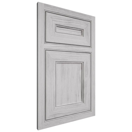 Shiloh Cabinetry Beaded Inset Landes Walnut Plain Cut Stratus Door
