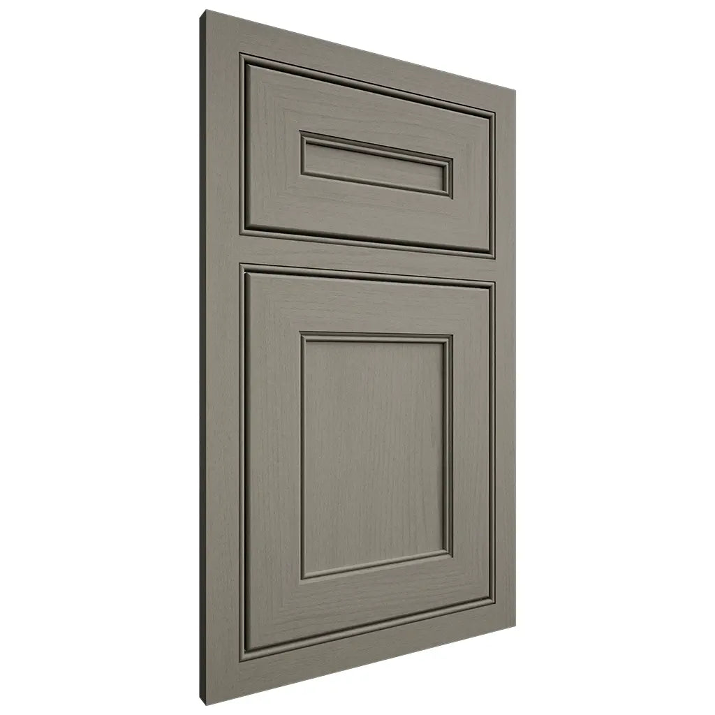 Shiloh Cabinetry Beaded Inset Landes Walnut Plain Cut Thyme Door
