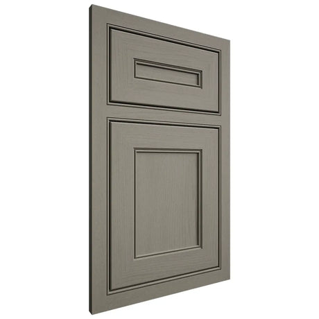 Shiloh Cabinetry Beaded Inset Landes Walnut Plain Cut Thyme Door