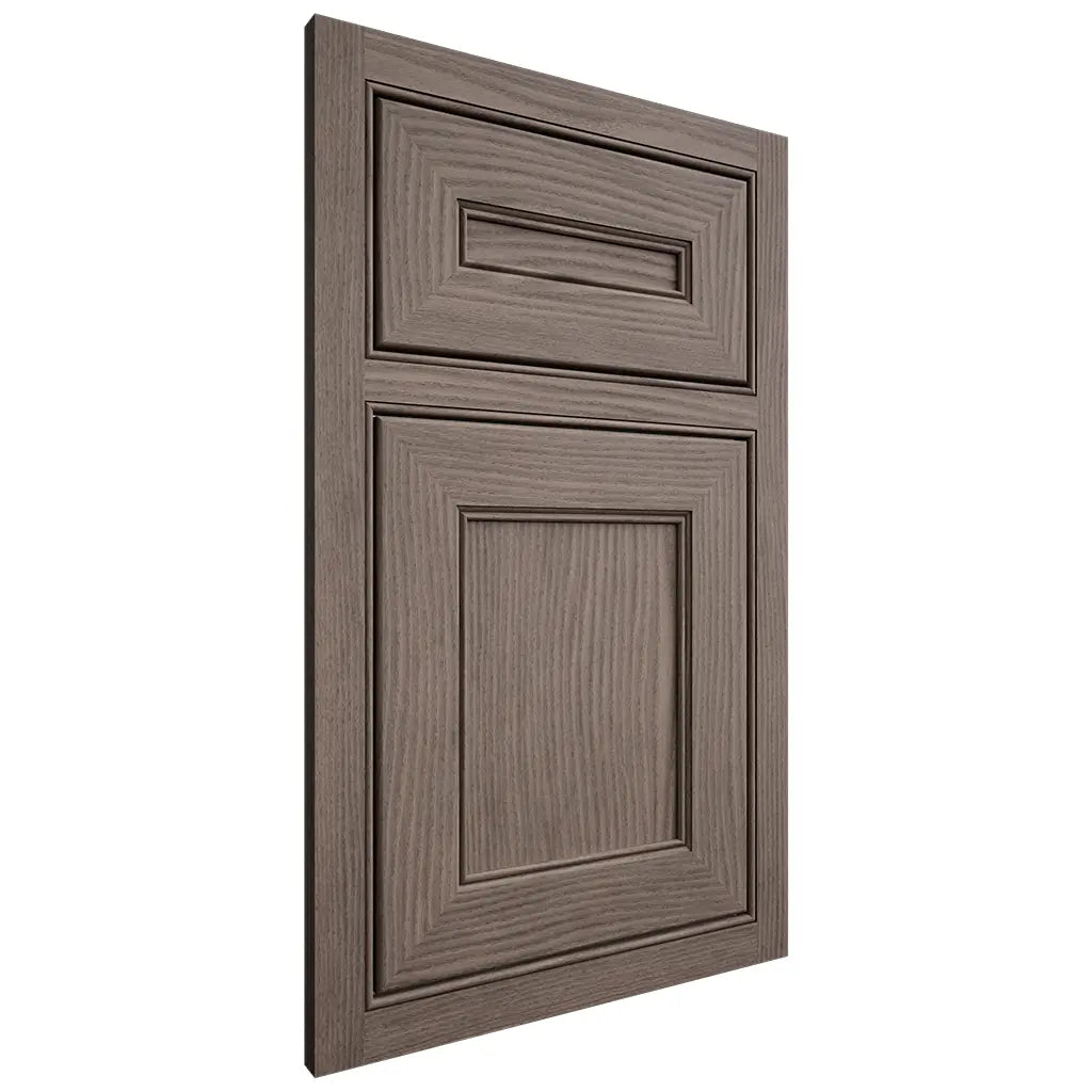Shiloh Cabinetry Beaded Inset Landes White Oak Plain Cut Clay Door