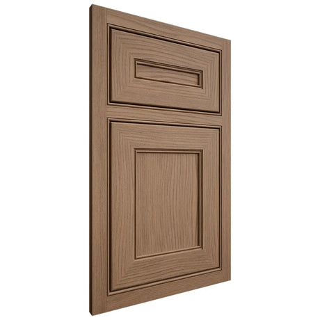 Shiloh Cabinetry Beaded Inset Landes White Oak Plain Cut Medium Door
