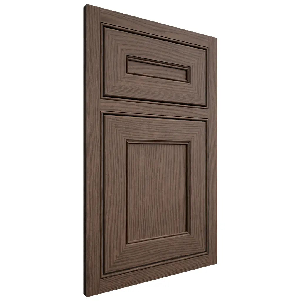 Shiloh Cabinetry Beaded Inset Landes White Oak Plain Cut Mineral Door