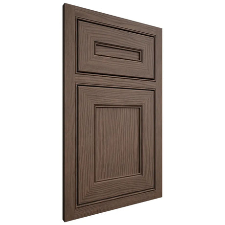 Shiloh Cabinetry Beaded Inset Landes White Oak Plain Cut Mineral Door