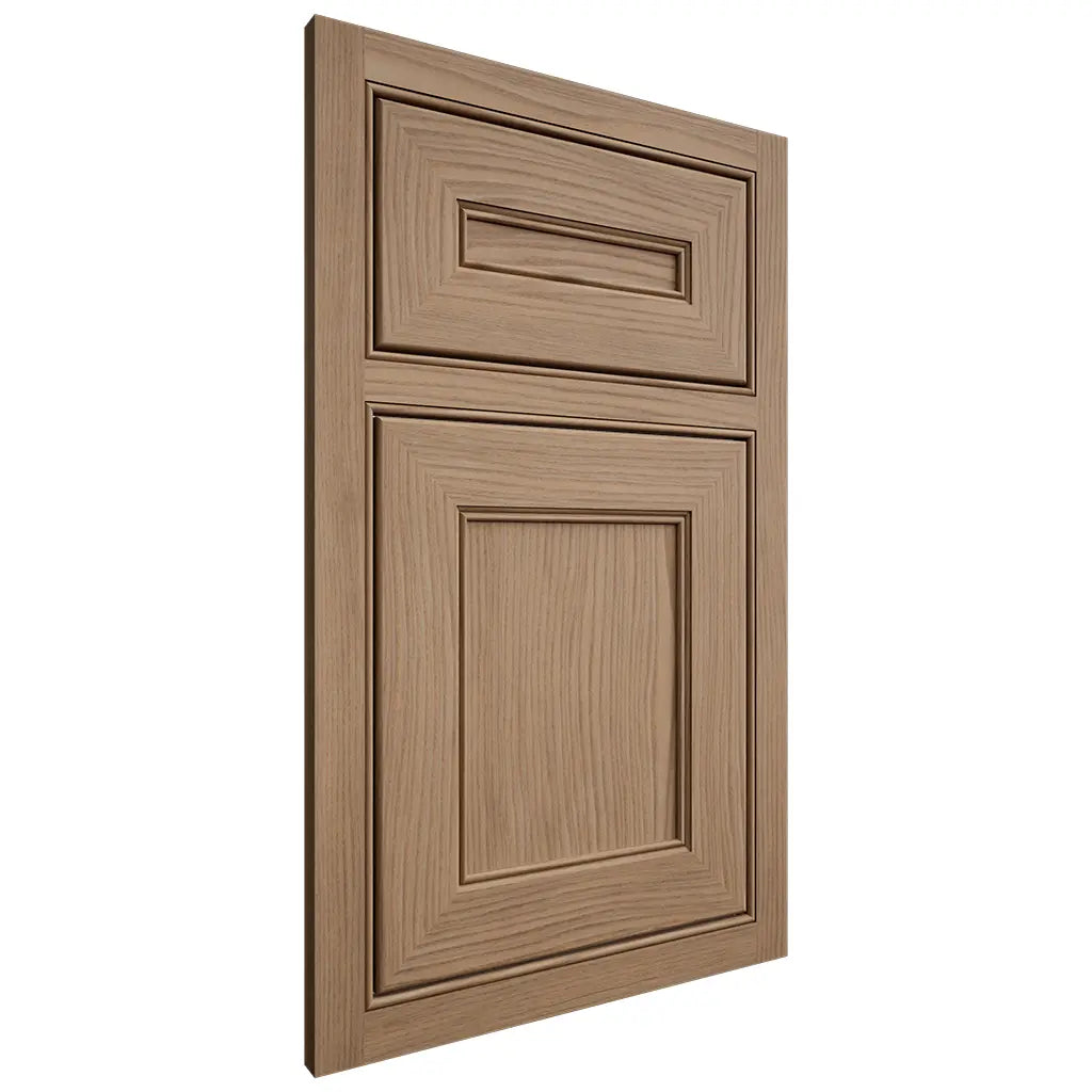 Shiloh Cabinetry Beaded Inset Landes White Oak Plain Cut Natural Door