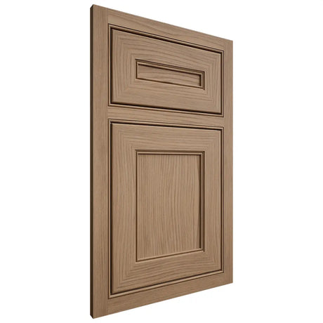 Shiloh Cabinetry Beaded Inset Landes White Oak Plain Cut Natural Door