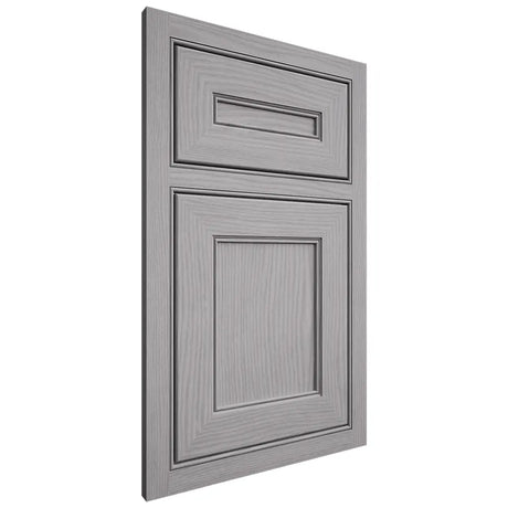 Shiloh Cabinetry Beaded Inset Landes White Oak Plain Cut Stratus Door
