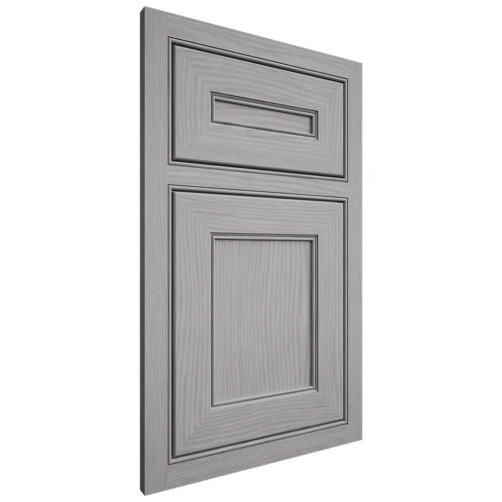 Shiloh Cabinetry Beaded Inset Landes White Oak Plain Cut Stratus Door