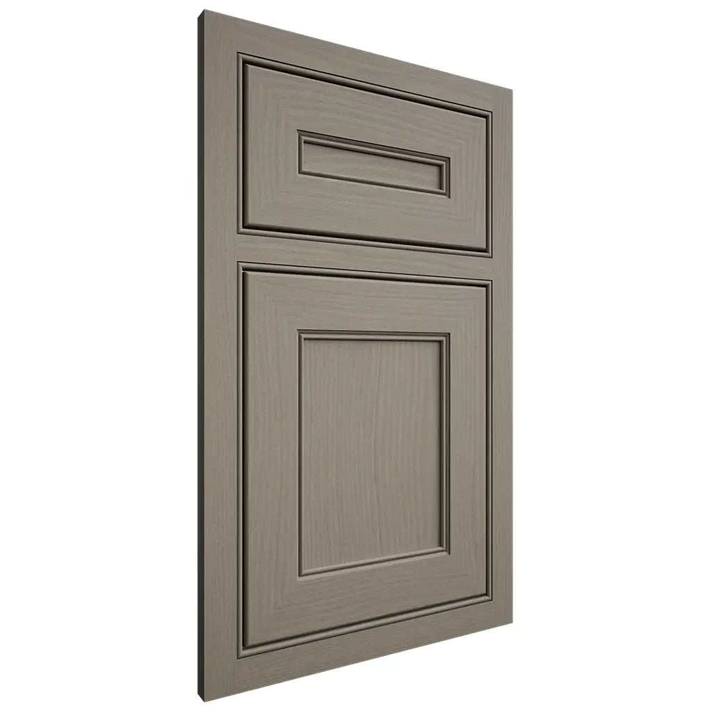 Shiloh Cabinetry Beaded Inset Landes White Oak Plain Cut Thyme Door