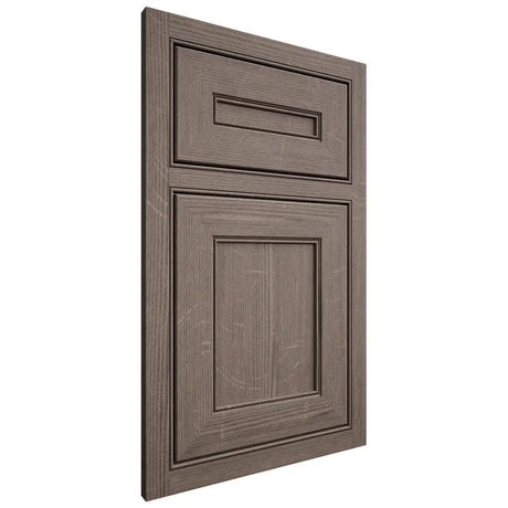 Shiloh Cabinetry Beaded Inset Landes White Oak Quarter Sawn Clay Door
